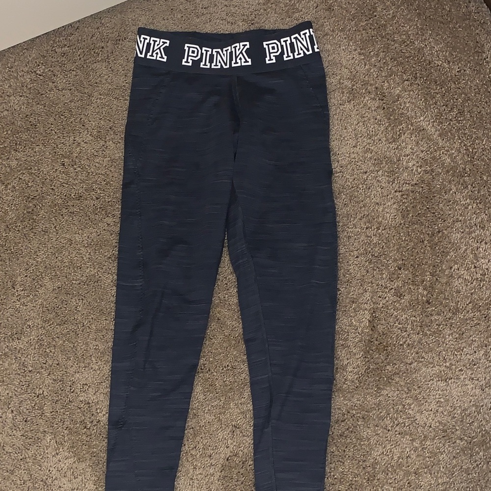 Pink grey leggings